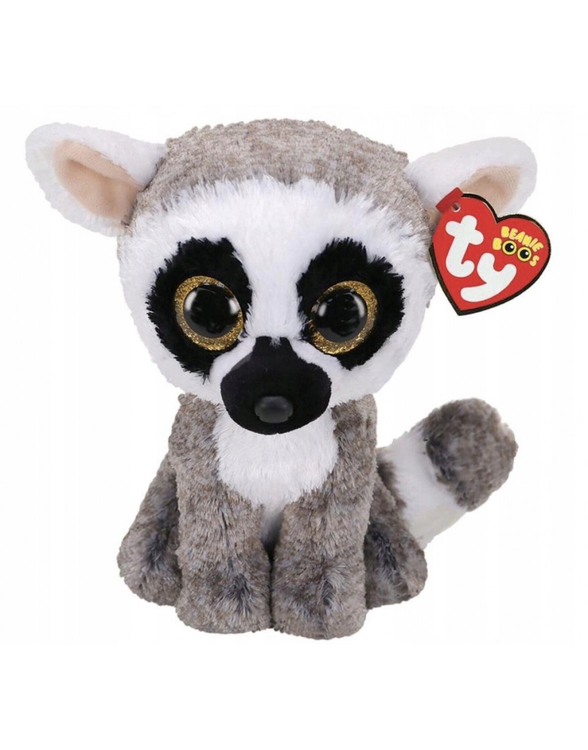 TY 62240 плюшевий лемур TY Beanie Boos Linus 15 см. TY 62240 плюшевий лемур TY Beanie Boos Linus 15 см