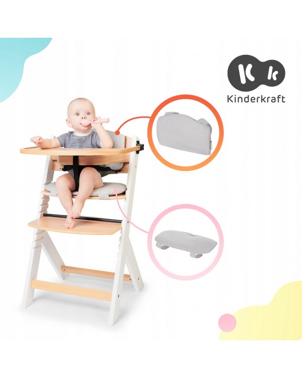 Комплект подушок для стільчика Kinderkraft Enock Black&White KAPILLENBLK0000 5902533920716