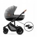 Универсальная коляска 2 в 1 Kinderkraft Prime Gray + Mommybag KKWPRIMGRMB200 5902533912919