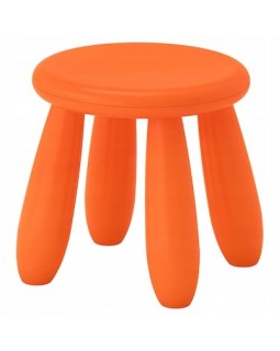 Дитячий табурет Ikea Mammut orange 503.653.61