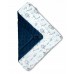 Дитячий ріжок Minky темно-сині повітряні кулі Sensillo. SENSILLO двосторонній конус Минки бавовна кулі гранат 80x80 93056