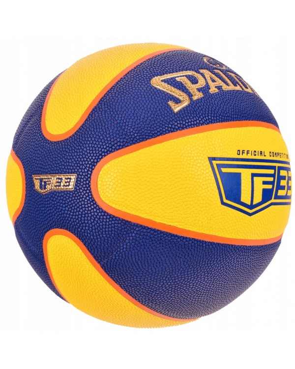 Баскетбольний м'яч Spalding TF33 R. 6. SPALDING 3x3 TF33 ФІБА баскетбольний м'яч матч шкіра in > OUT