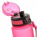 Пляшка для води Meteor 74573 500 мл рожева. Пляшка для води спортивна пляшка Метеор 500мл 22,5 см тритан індикатор води ручка
