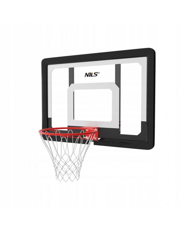 Баскетбольний комплект Nils TDK010. Баскетбольний дошка 81X58CM NILS для дверей, стіни для саду