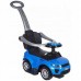 Дитячий Мікс 5902216906105 Синій. BABY MIX SUV VEHICLE CAR RIDER ШТОВХАЧ З РУЧКОЮ З НАПРАВЛЯЮЧОЮ