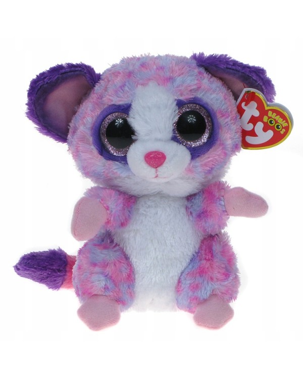 Плюш TY Beanie Boos рожевий лемур Бекка 15 см. Плюш TY Beanie Boos рожевий лемур Бекка 15 см