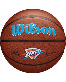 Баскетбольний м'яч Wilson TEAM ALLIANCE OKLAHOMA CITY THUNDER BALL R. 7. WILSON OKC THUNDER NBA 7 БАСКЕТБОЛЬНИЙ М'ЯЧ