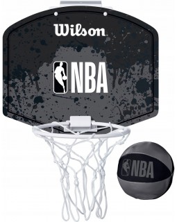 Баскетбольний комплект Wilson WTBA1302NBABL. WILSON NBA МІНІ ОБРУЧ ДОШКА БАСКЕТБОЛЬНИЙ КОШИК