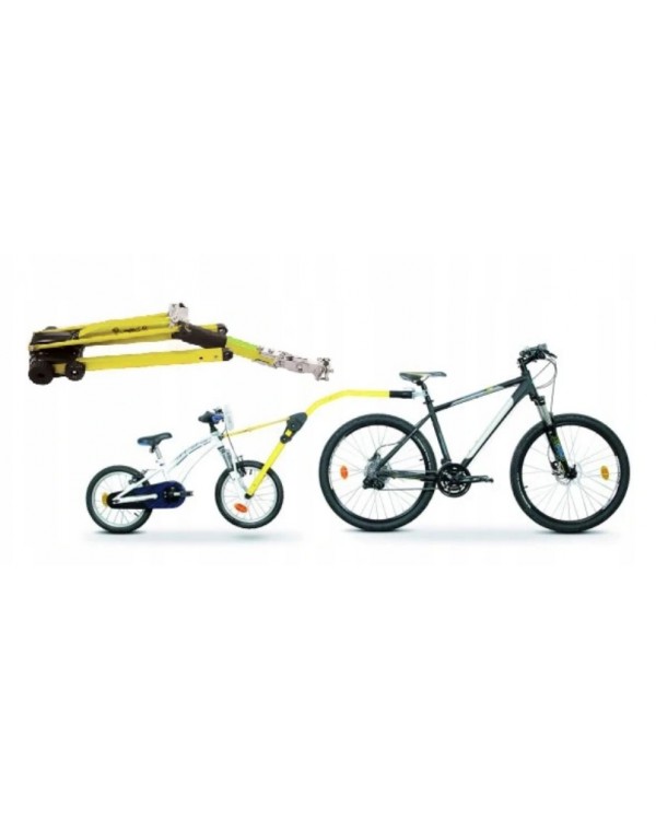 Біговел Peruzzo Trail Angel жовтий. Дитячий велосипед буксир дитячий велосипед Trail Angel