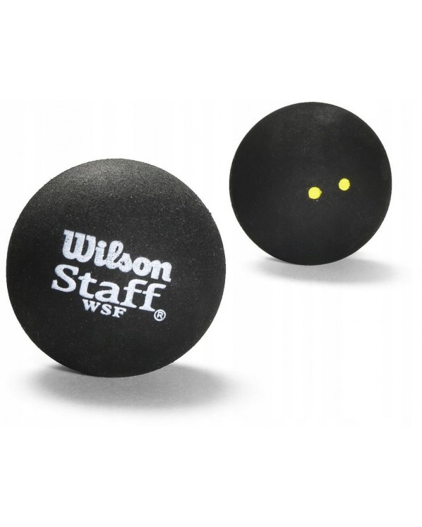 М'яч для сквошу Wilson WRT617600 2 шт. WILSON STAFF DOUBLE YELLOW DOT 2 М'ЯЧІ для сквошу
