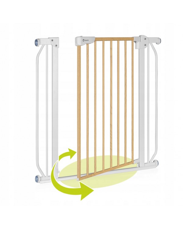 Захисні ворота LIONELO TRUUS, захисні ворота для сходів до105 см, білі 5903771705905