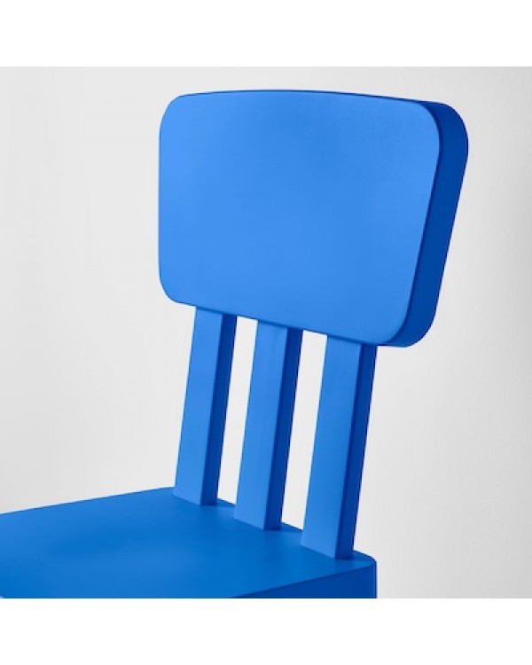 Детский стул Ikea Mammut blue 603.653.46