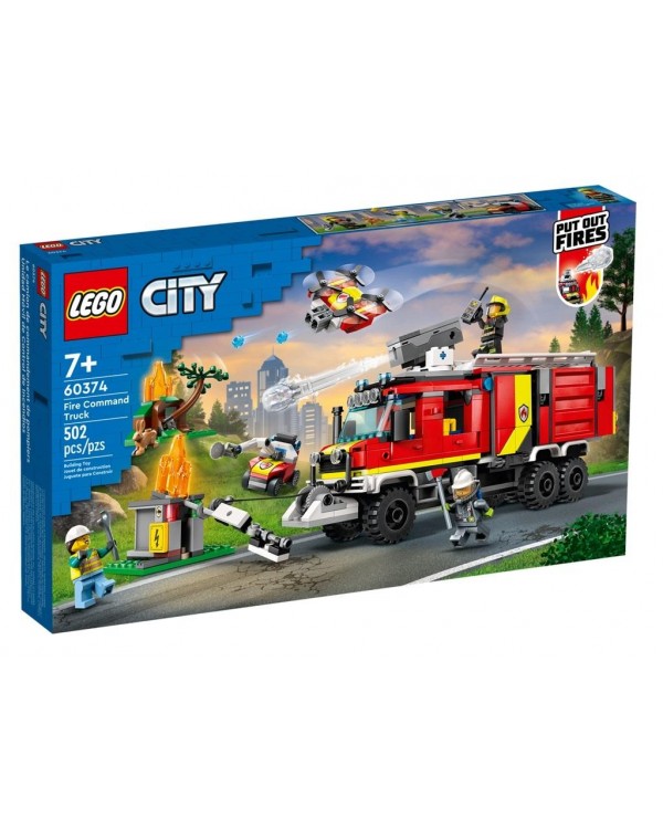 LEGO City 60374 позашляховий пожежний автомобіль. LEGO City 60374 пожежна машина
