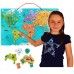Магнітна карта світу Brimarex. Освітня Магнітна Карта Світу Для Дітей 8+