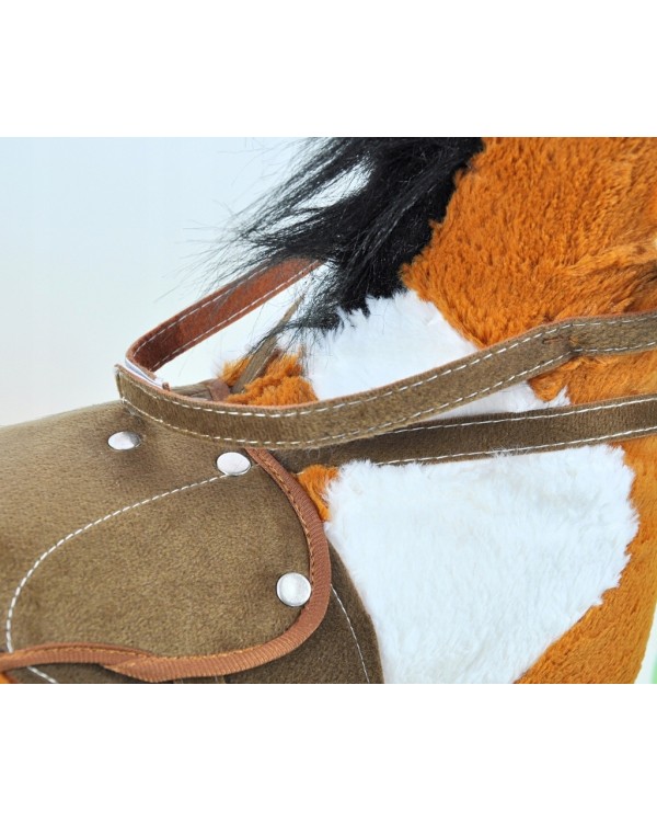 Конячка-гойдалка Міллі Маллі забарвлює світло-коричневий колір. Міллі Маллі конячка - гойдалка патчі світло-коричневий
