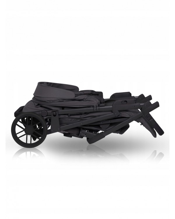 Прогулянкова коляска Flex Black Line великий ++. EURO CART FLEX КОЛЯСКА ЛЕГКА СКЛАДНА 22 КГ