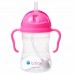 Пляшка для води з соломинкою B. Box BB00511 240 мл рожевий. B. BOX інноваційна пляшка для води з обтяженою соломою