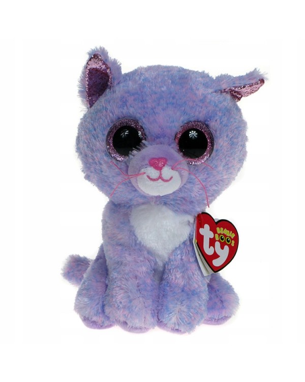 TY Beanie Boos Кессіді кошеня лаванда Плюш м'яка іграшка 15 см. TY Beanie Boos Кессіді кошеня лаванда Плюш м'яка іграшка 15см