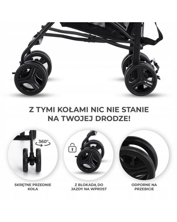 Прогулянкова коляска Kinderkraft Tik Stone Grey KSTIK000GRY0000 5902533922833