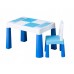 Комплект Tega Baby Multifun столик і один стільчик Blue MF-001-120 1+1 5902963015860