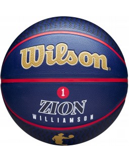 Баскетбольний м'яч Wilson Player Icon Zion Williamson New Orleans Pelicans R. 7. WILSON ZION WILLIAMSON PELICANS БАСКЕТБОЛЬНИЙ М'ЯЧ 7