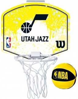 Баскетбольний набір Wilson Utah Jazz Mini hoop. WILSON UTAH JAZZ NBA МІНІ БАСКЕТБОЛЬНА ДОШКА