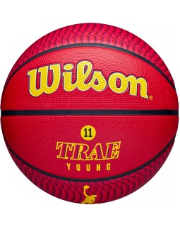 Баскетбольний м'яч Wilson NBA Player Icon Trae Young Outdoor Ball R. 7. WILSON NBA TRAE YOUNG ATLANTA HAWKS БАСКЕТБОЛЬНИЙ М'ЯЧ 7