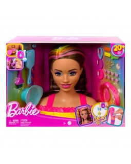 Голова для укладання Mattel Барбі. Барбі голова лялька для розчісування каштанове волосся аксесуари MATTEL великий 3+