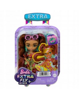 Барбі Extra Fly Minis пляжна лялька HPB18. Лялька Барбі EXTRA FLY MINIS пляжне плаття HPB18 MATTEL для дівчаток