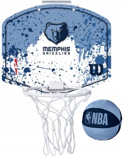 Баскетбольний набір Wilson Memphis Grizzlies Mini Hoop. WILSON MEMPHIS GRIZZLIES NBA МІНІ БАСКЕТБОЛЬНА ДОШКА