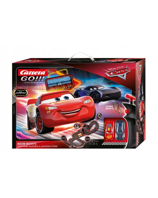 Автодром Neon Nights Carrera 62477. CARRERA GO TOR SAMOCHODOWY Disney Pixar Cars Neon Nights 5,3 m