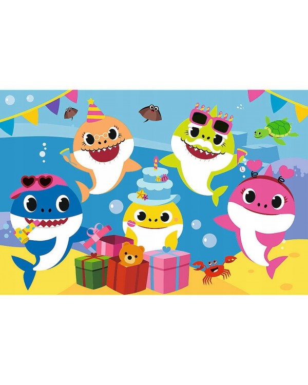 Пазли Trefl Максі пазли 24 частини головоломки 24 максі веселі дитячі акула Trefl 14337. TREFL PUZZLE MAXI Merry Baby Shark 24el 14337