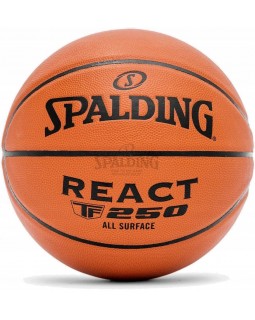 Баскетбольний м'яч Spalding TF-250 React R. 6 R. 6. SPALDING TF250 6 БАСКЕТБОЛЬНИЙ М'ЯЧ ШКІРА IN / OUT