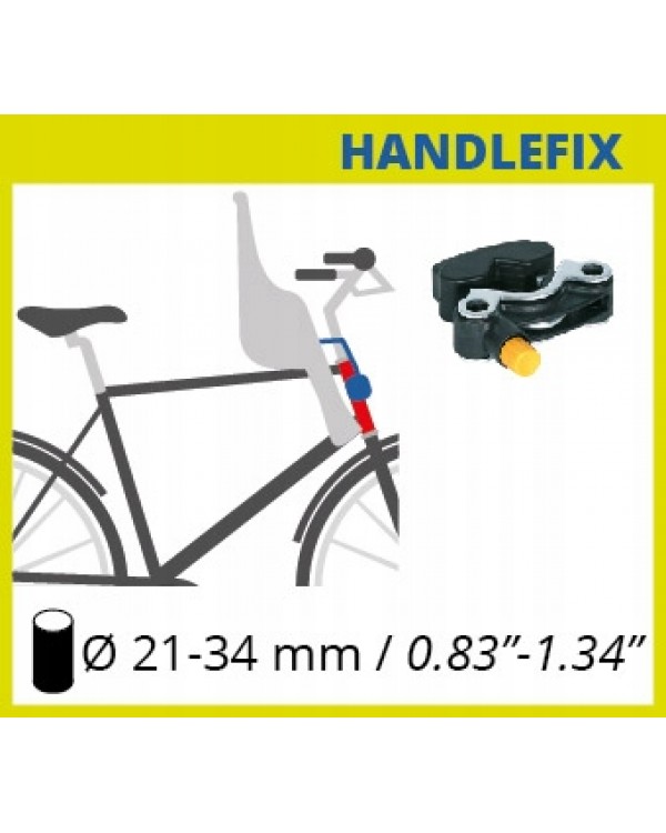 Велосипедне сидіння bellelli Handlefix чорний. BELLELLI HANDLEFIX КРІПЛЕННЯ ВЕЛОСИПЕДНОГО СИДІННЯ