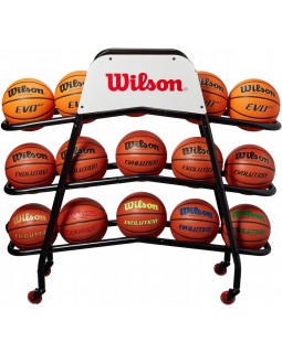 Wilson Ball Deluxe Cart. WILSON візок баскетбольна стійка на колесах