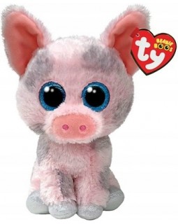 Плюш Hambone Pig PUPILKI TY - 15cm. TY 73185 Плюш свиня Хамбоне домашні вихованці TY - 15см