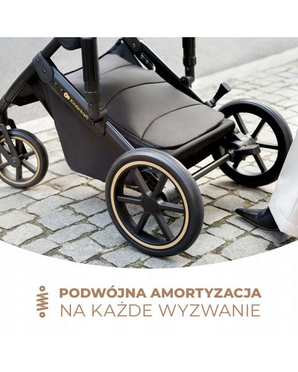 Багатофункціональна коляска 3в1, прогулянкова коляска, люлька, переноска PRIME 2 Kinderkraft 5902533921775