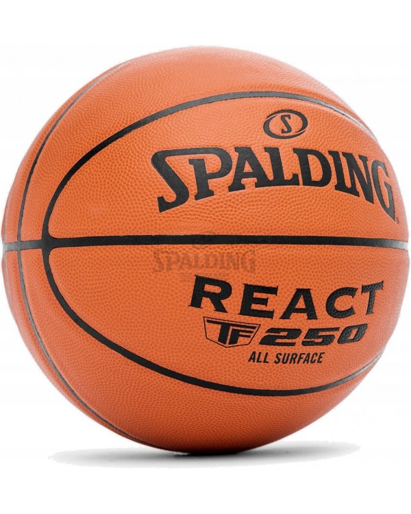 Баскетбольний м'яч Spalding кошик р.5. SPALDING TF250 5 БАСКЕТБОЛЬНИЙ М'ЯЧ ШКІРА IN / OUT