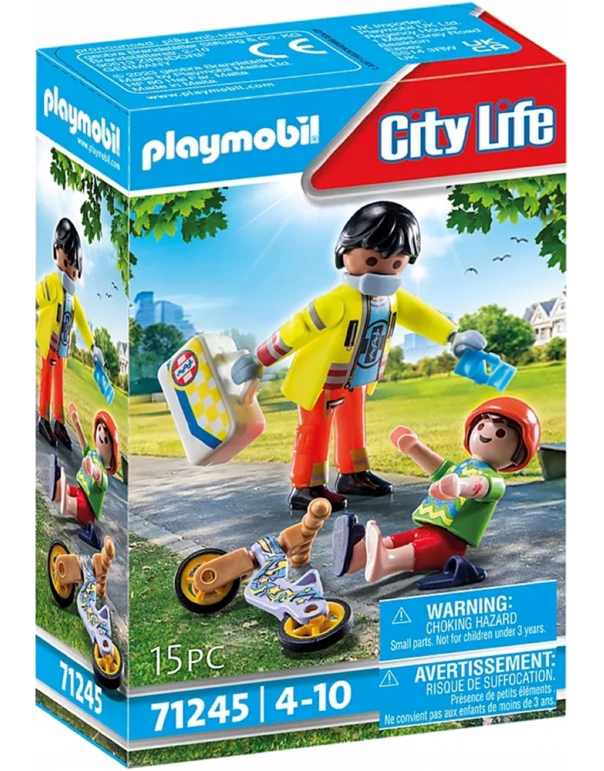 Playmobil City Life 71245 фельдшер з пацієнтом. Playmobil City Life 71245 фельдшер з пацієнтом
