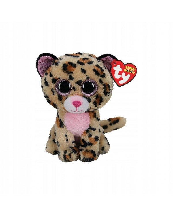 TY Beanie Boo's Leopard Livvie 15 cm. TY 63674 TY Beanie Boo's Leopard Livvie 15 cm