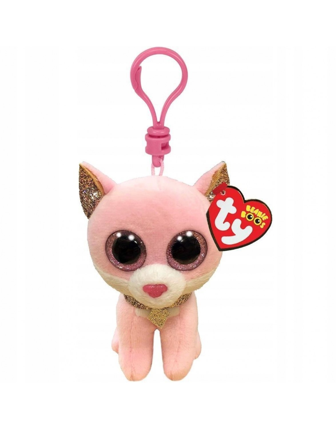 Ти 352470 брелок TY Біні Бо Фіона 8,5 см рожевий. TY 352470 брелок TY Beanie Boo'S Fiona 8,5 см рожевий