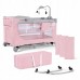 Кроватка-манеж Kinderkraft Leody Pink с аксессуарами KCLEOD00PNK00AC 5902533917945