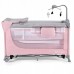 Кроватка-манеж Kinderkraft Leody Pink с аксессуарами KCLEOD00PNK00AC 5902533917945