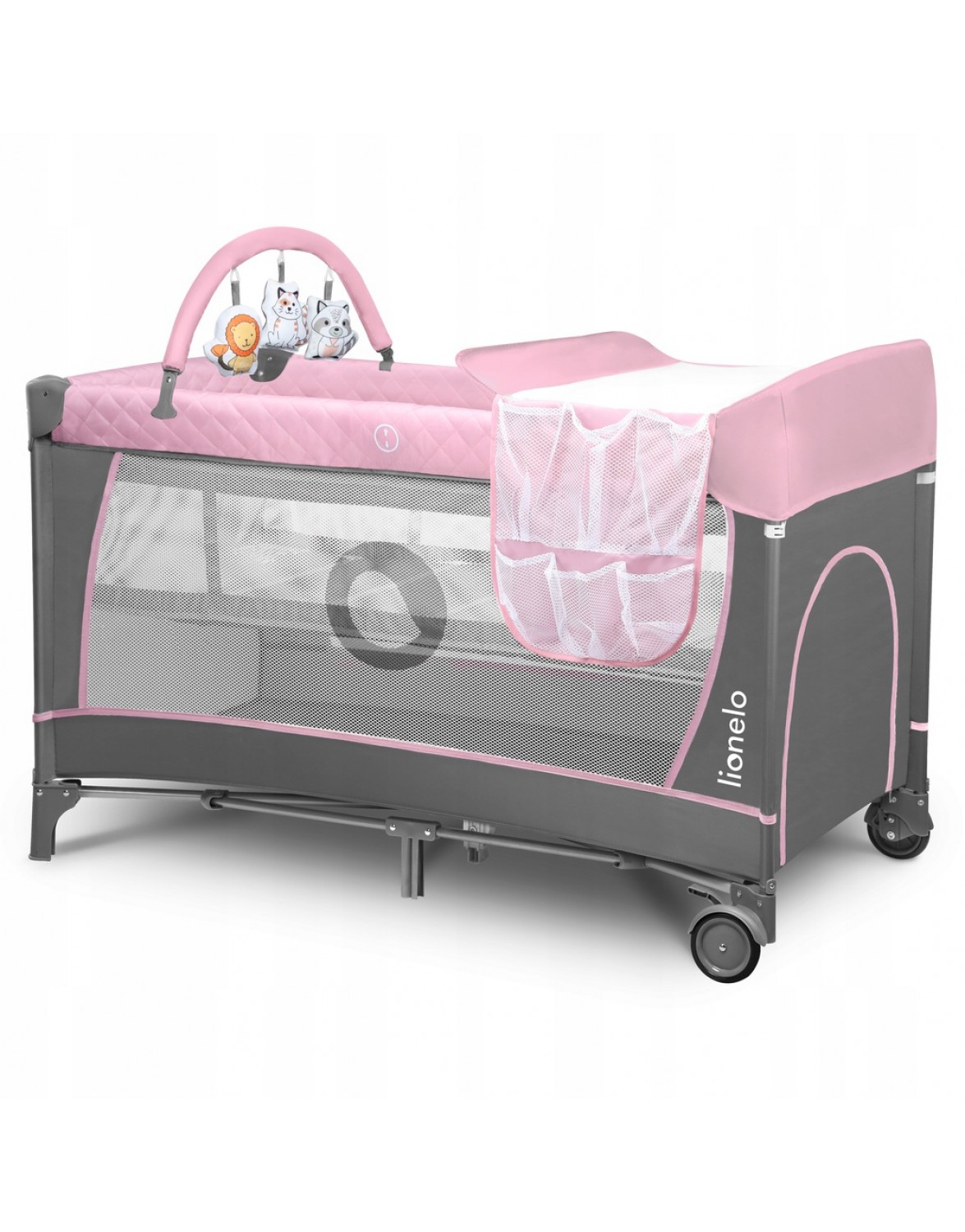 Кроватка-манеж Lionelo Flower Flamingo LO.FL01 5902581658791