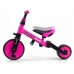 Триколісний велосипед 4 в 1 Milly Mally Optimus Plus Pink 5901761128512