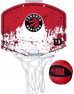 Баскетбольний комплект Wilson Toronto Raptors Mini hoop. WILSON TORONTO RAPTORS МІНІ БАСКЕТБОЛЬНА ДОШКА