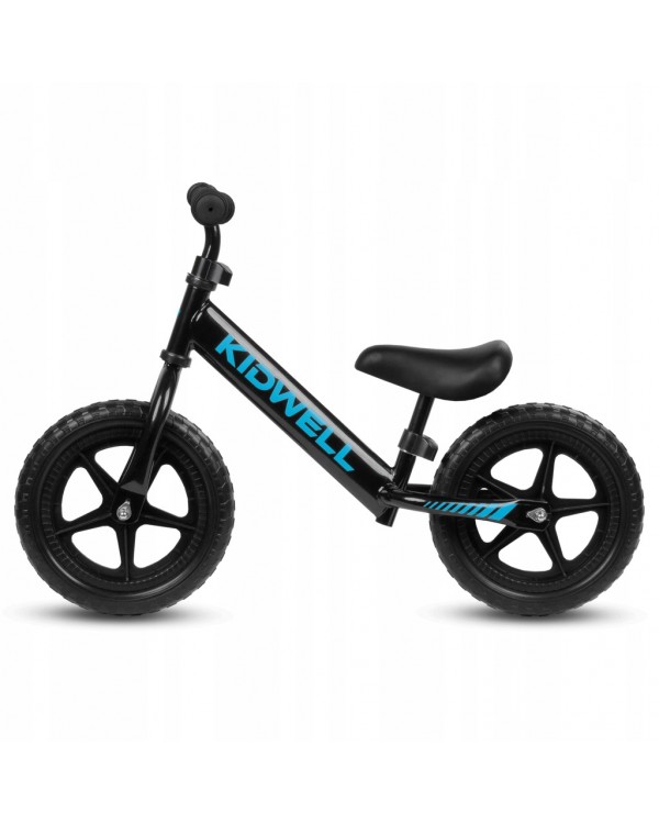 Біговий велосипед Kidwell Rebel 12" Чорний. KIDWELL REBEL дитячий біговел легкий 2,64 кг колеса 12