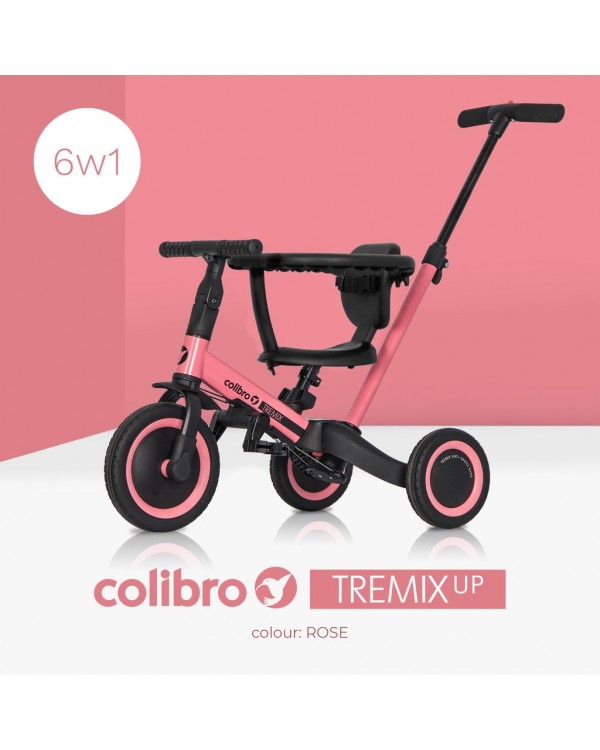 Біговий велосипед Colibro Tremix UP 8" рожевий. Біговий велосипед Colibro Tremix UP 8" rose рожевий