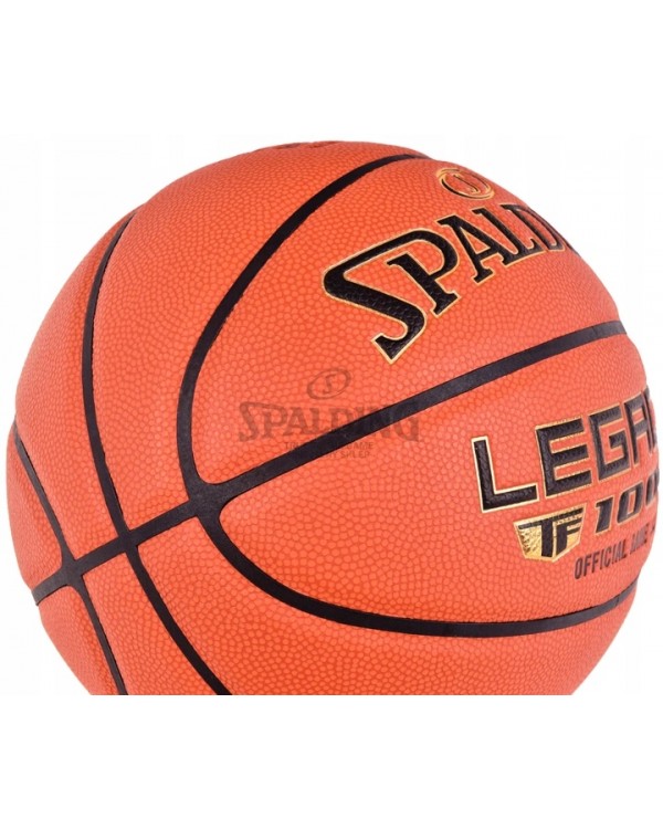 Баскетбольний м'яч Spalding TF-1000 Legacy Logo FIBA Ball R. 6. SPALDING TF-1000 LEGACY 6 МАТЧ БАСКЕТБОЛЬНИЙ М'ЯЧ 7 ШКІРА