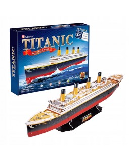 3D головоломка Титанік великий Cubicfun DA-01565. 3D ГОЛОВОЛОМКА КОРАБЕЛЬ ТИТАНІК НАБІР XXL 113EL